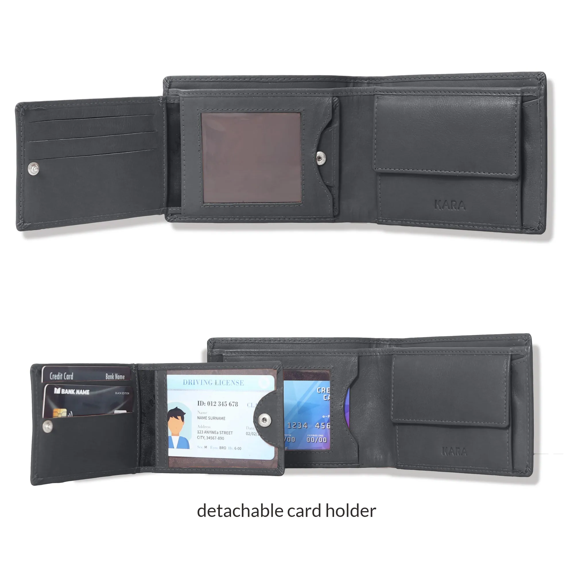 10012 Cognac Bifold Wallet