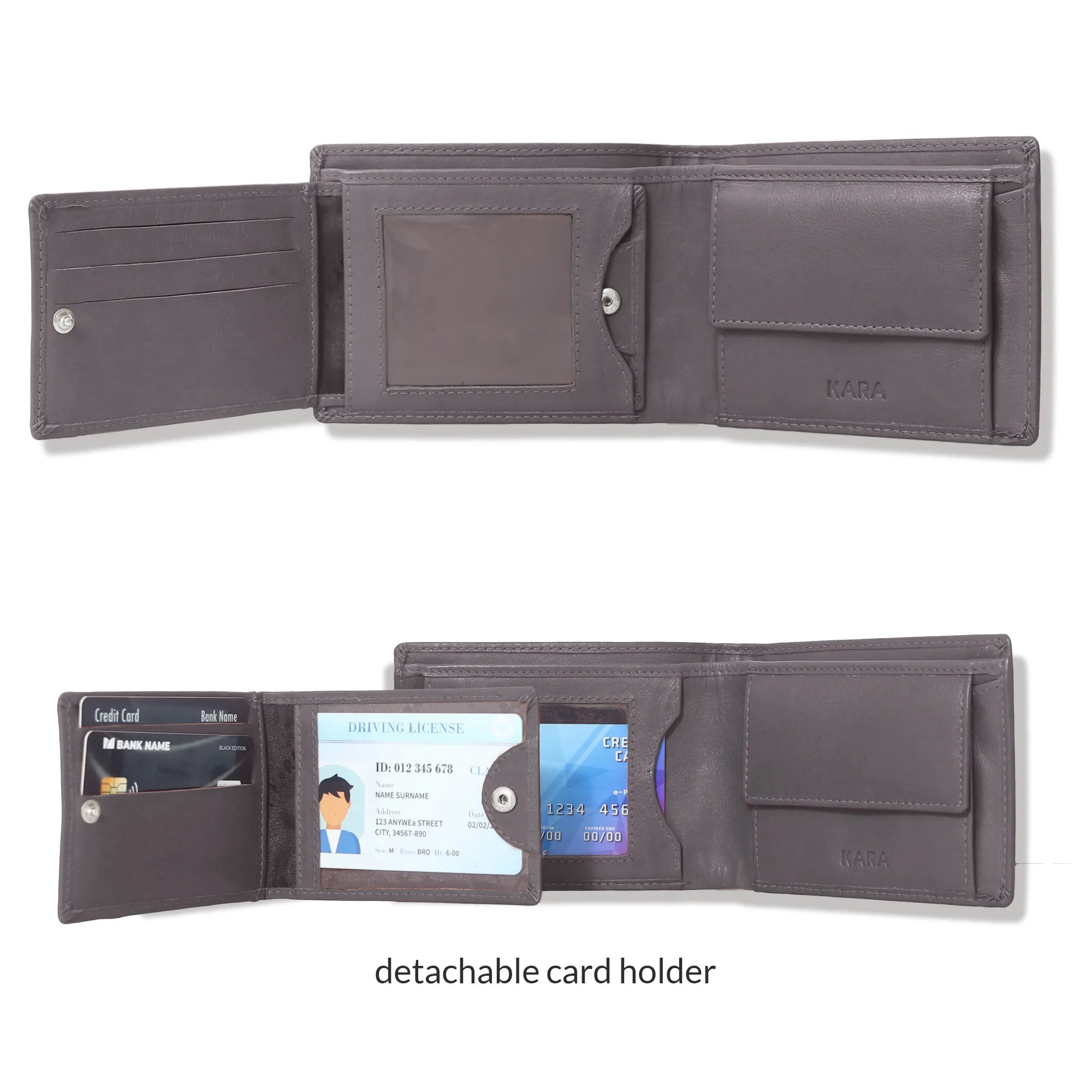 10012 Cognac Bifold Wallet
