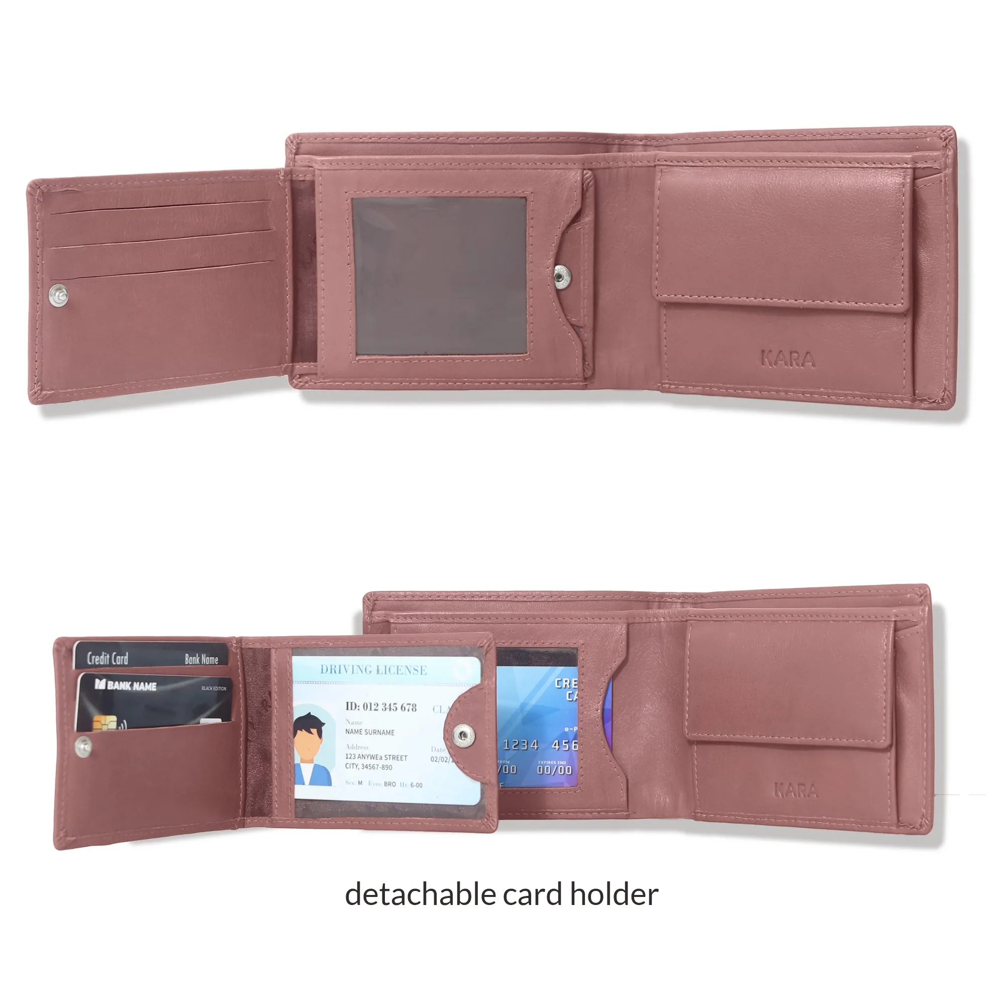 10012 Cognac Bifold Wallet