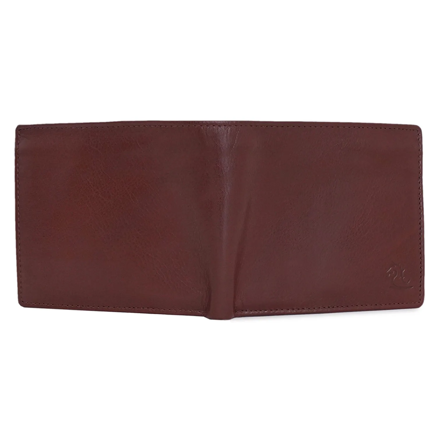 10092 Navy Leather Bifold Wallet