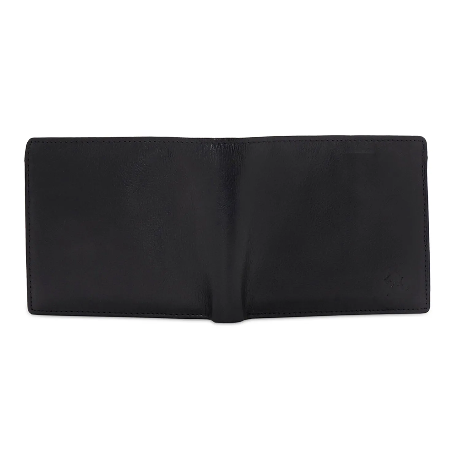 10092 Navy Leather Bifold Wallet