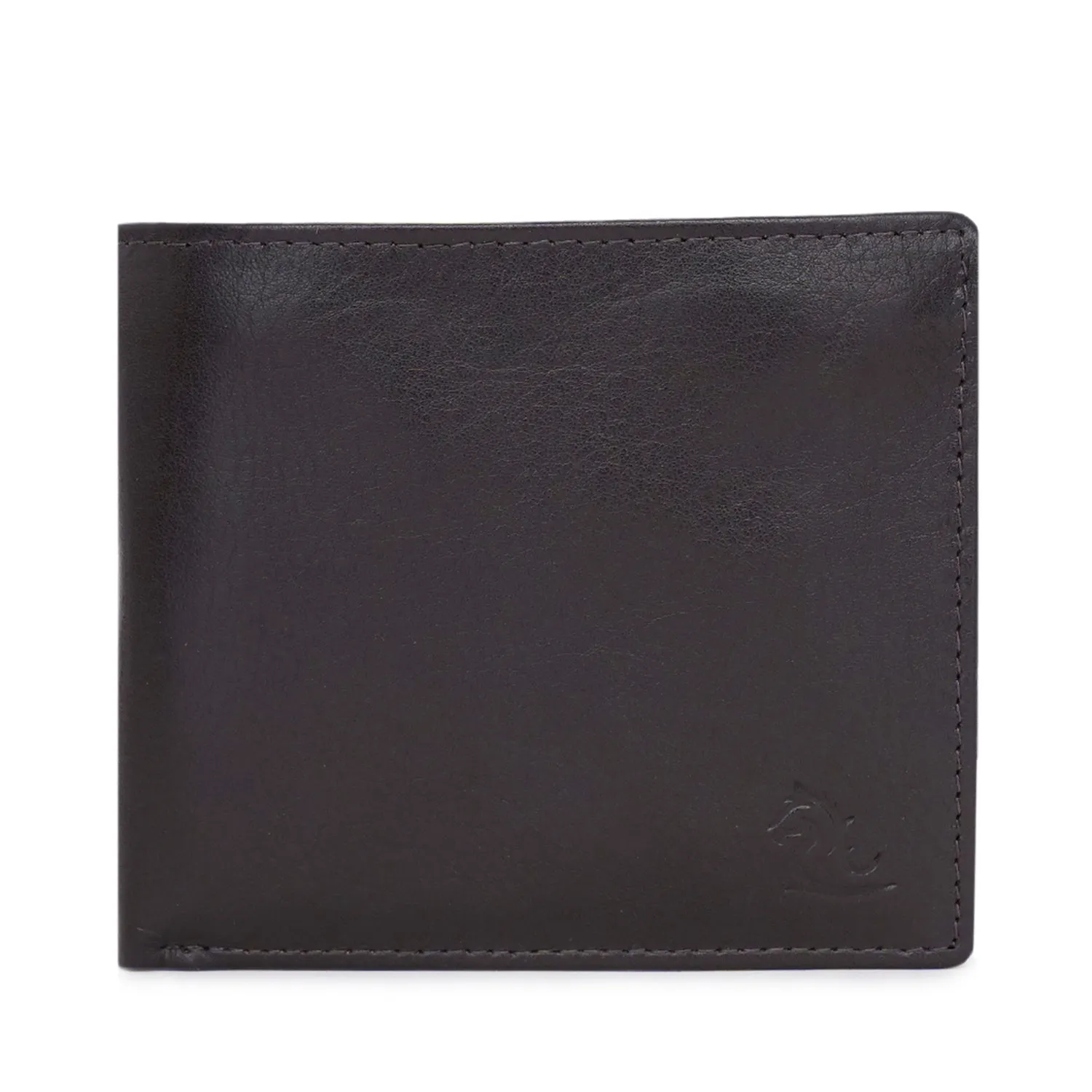 10092 Navy Leather Bifold Wallet