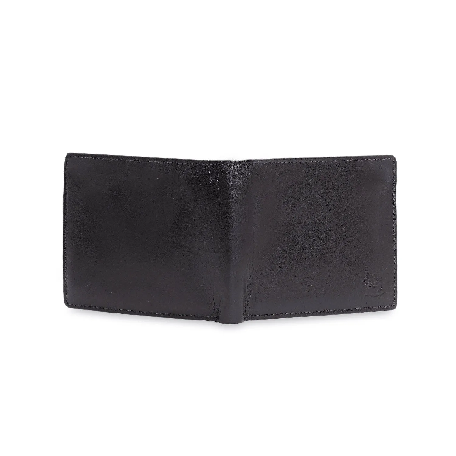10092 Navy Leather Bifold Wallet