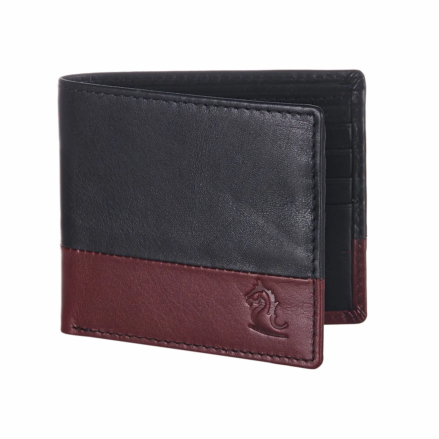 10109 Black & Red Bifold Wallet