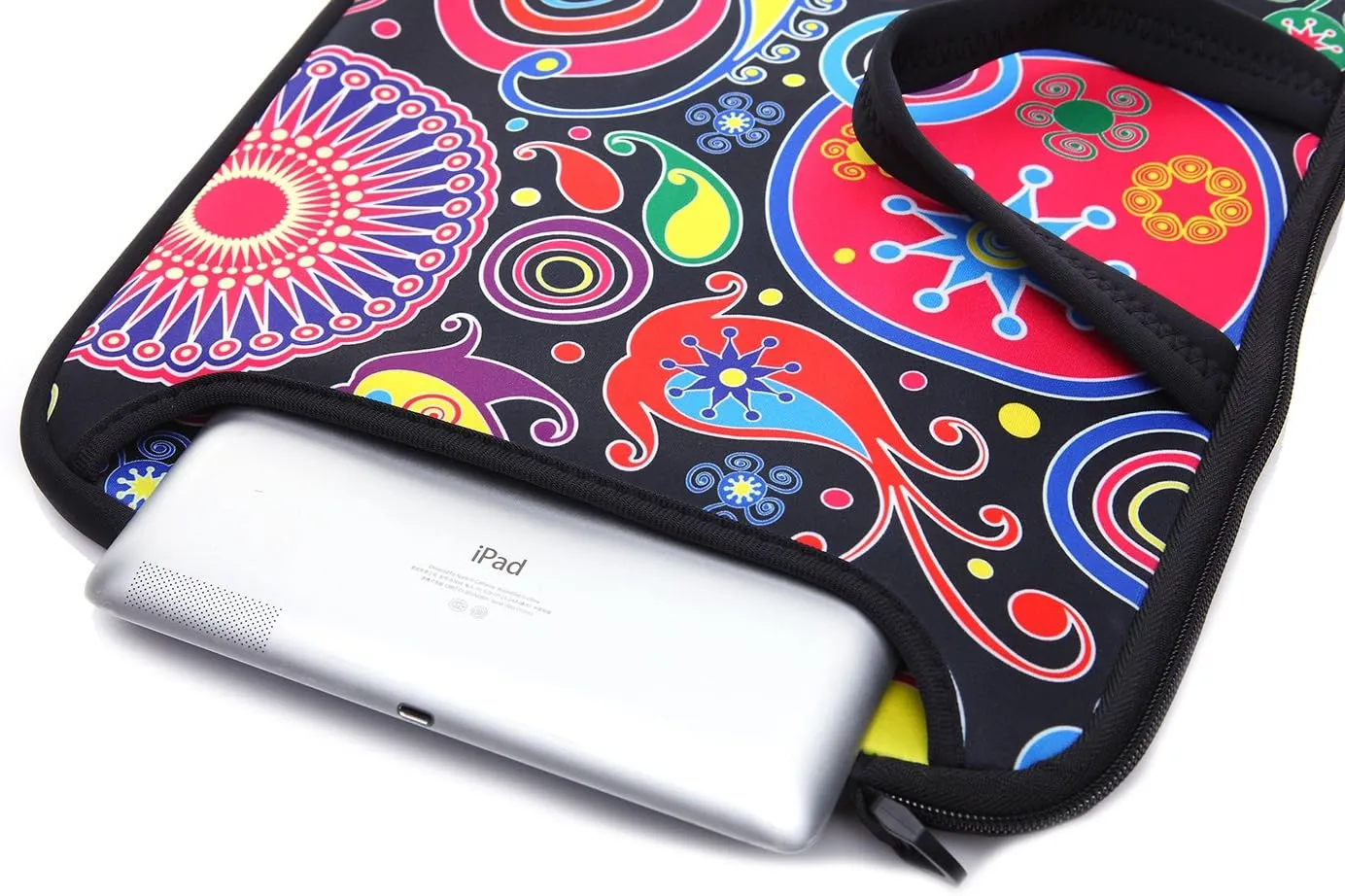 11-Inch to 12-Inch Neoprene Laptop Sleeve Case Bag with shoulder strap For 11", 11.6", 12" Ultrabook/Acer/Asus/Dell/HP/Toshiba/Lenovo/Chromebook (Colorful)