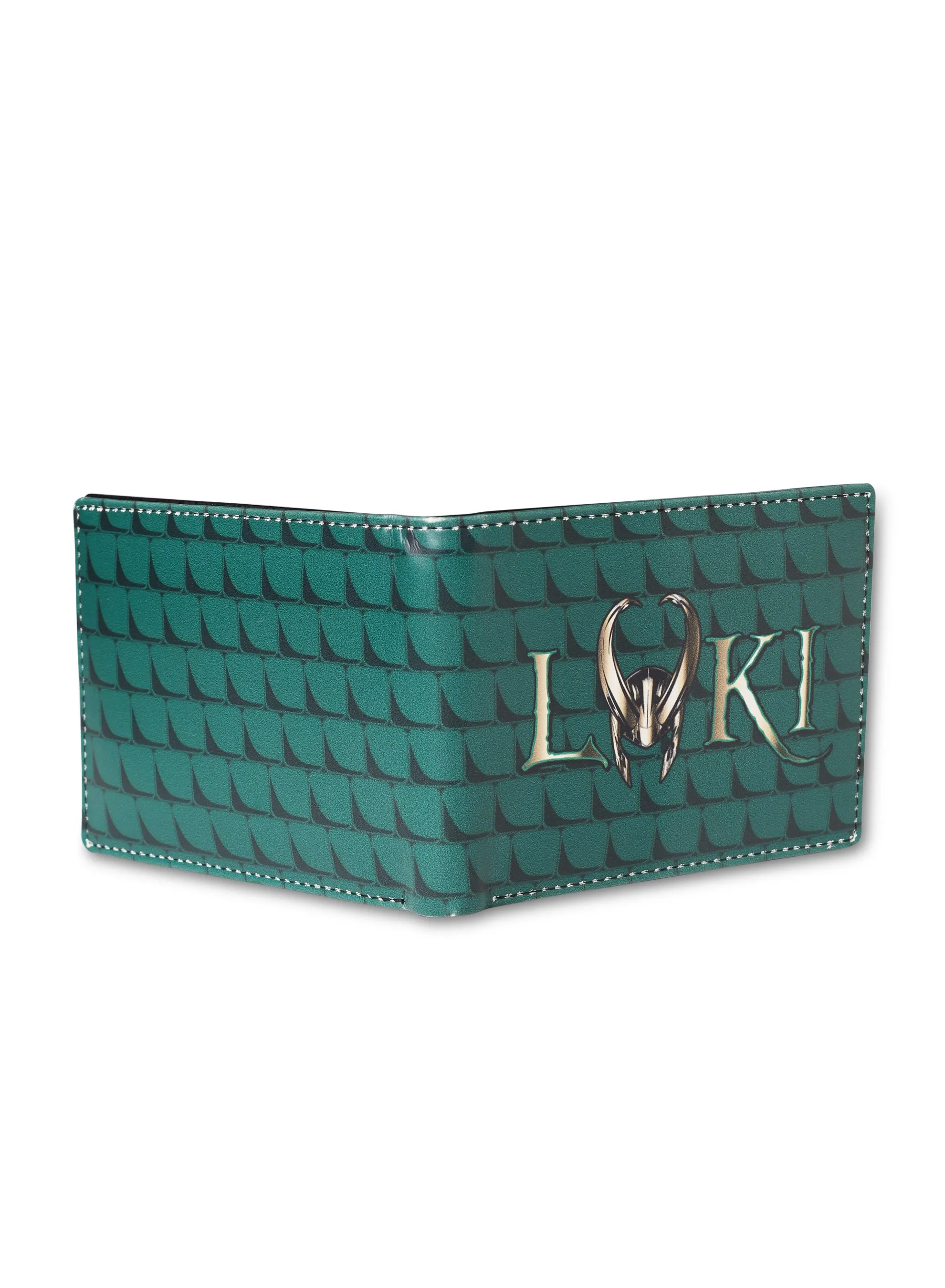 14123 Marvel Loki Green Bifold Wallet with Metal Box