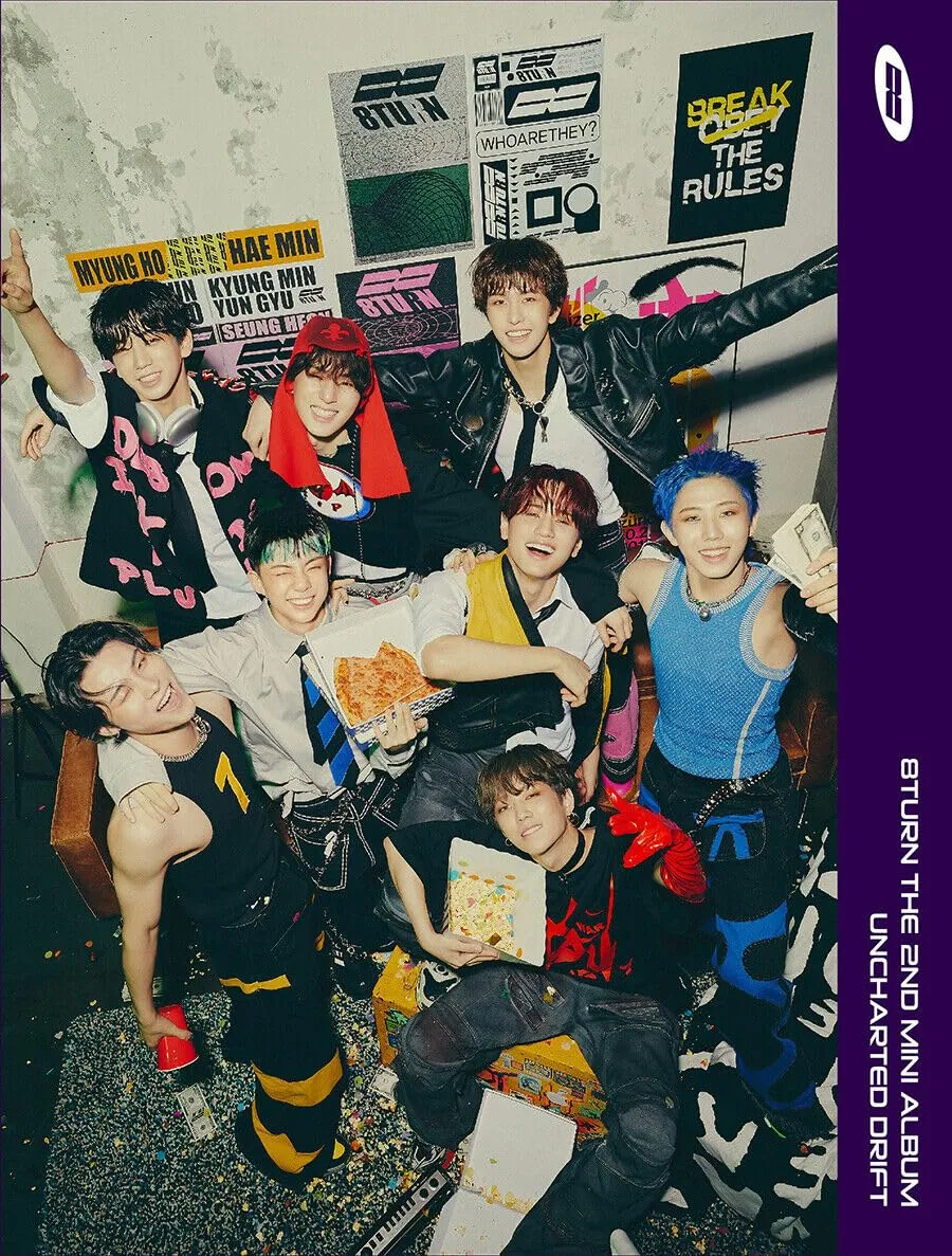 8TURN UNCHARTED DRIFT 2nd Mini Album DRIFT Ver. K-POP SEALED