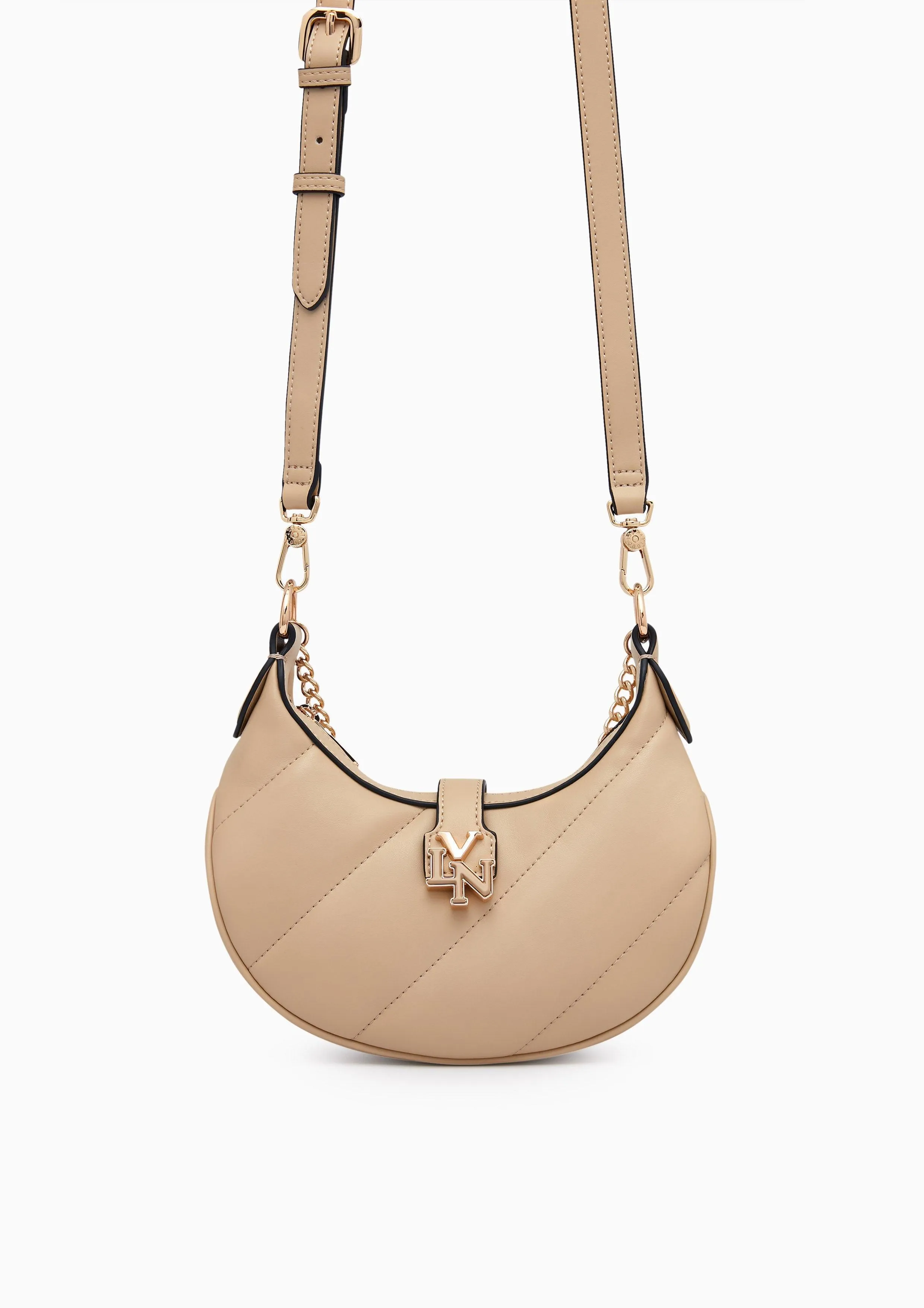Amelia Mini Crossbody Bag Beige