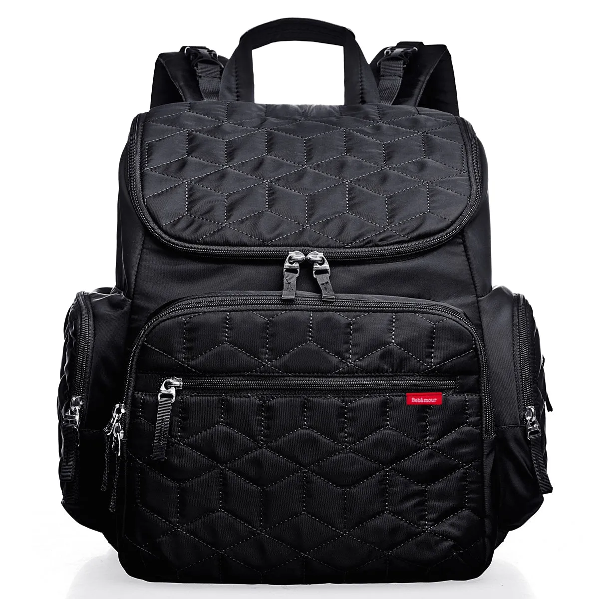 Bebamour Diaper Bag Backpack with Diaper Mat Waterproof Changing Bag for Dad/Mums