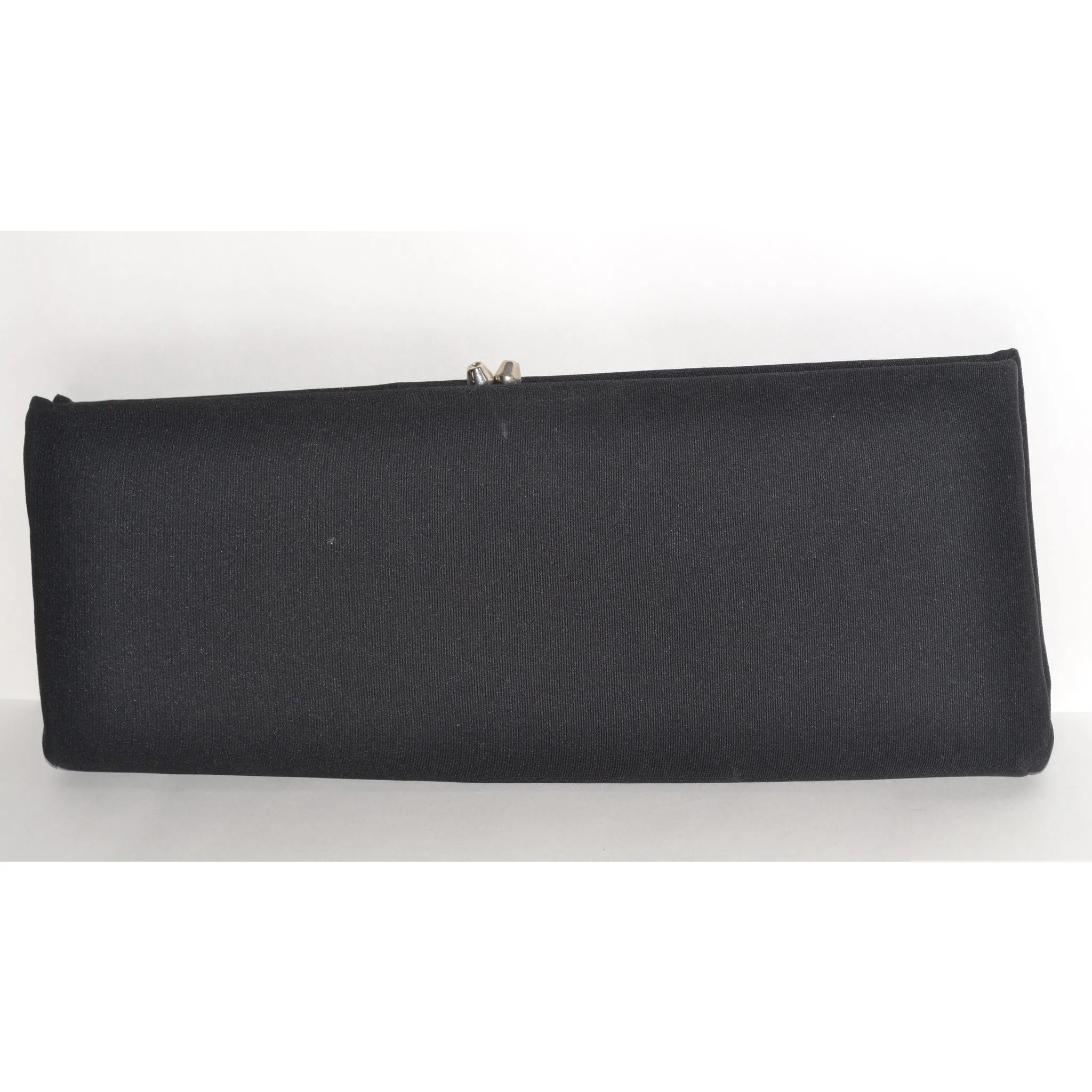 Bowtie Black Clutch Purse By HL