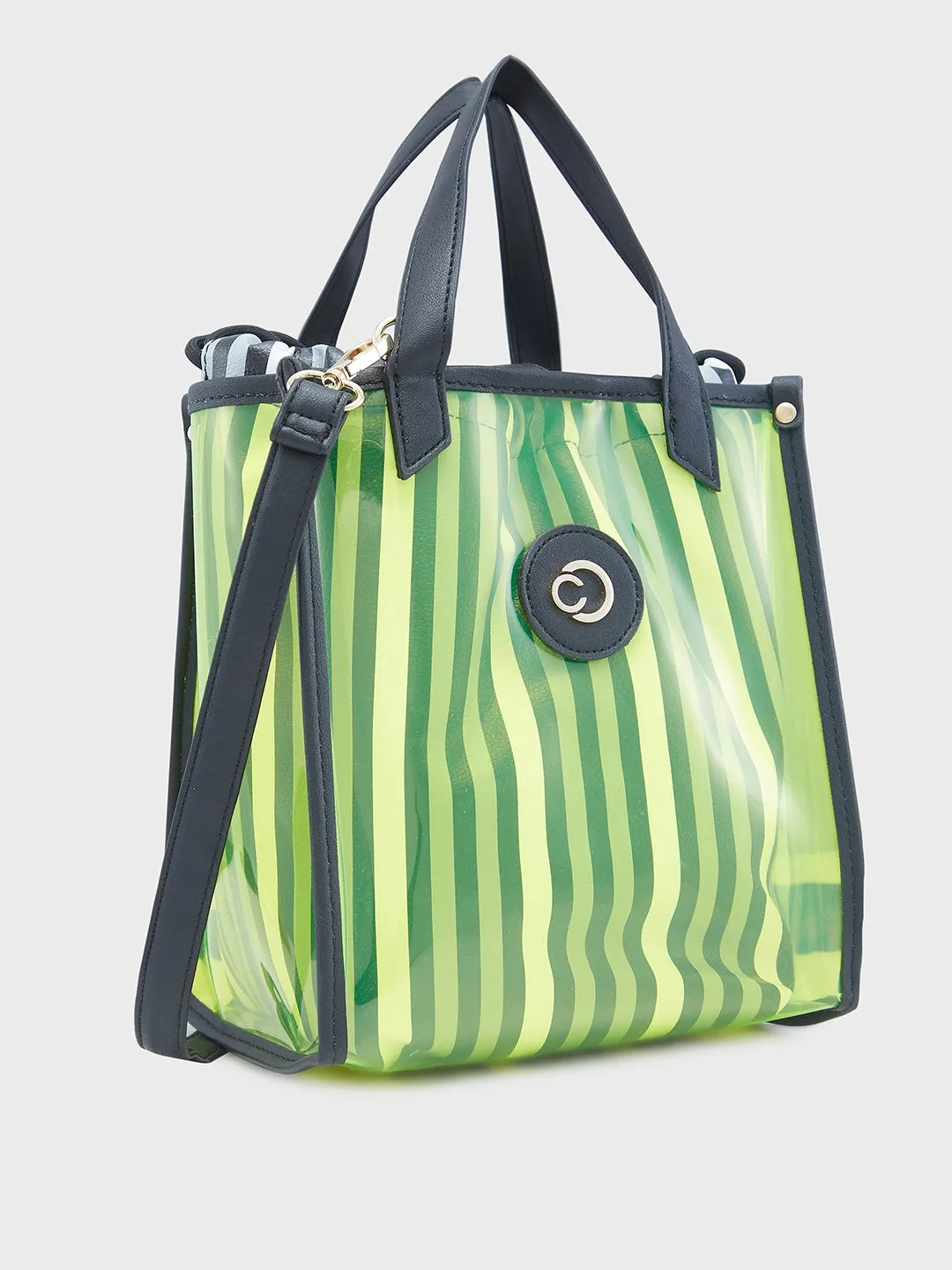 Caprese Josie Tote Small Electric Lime