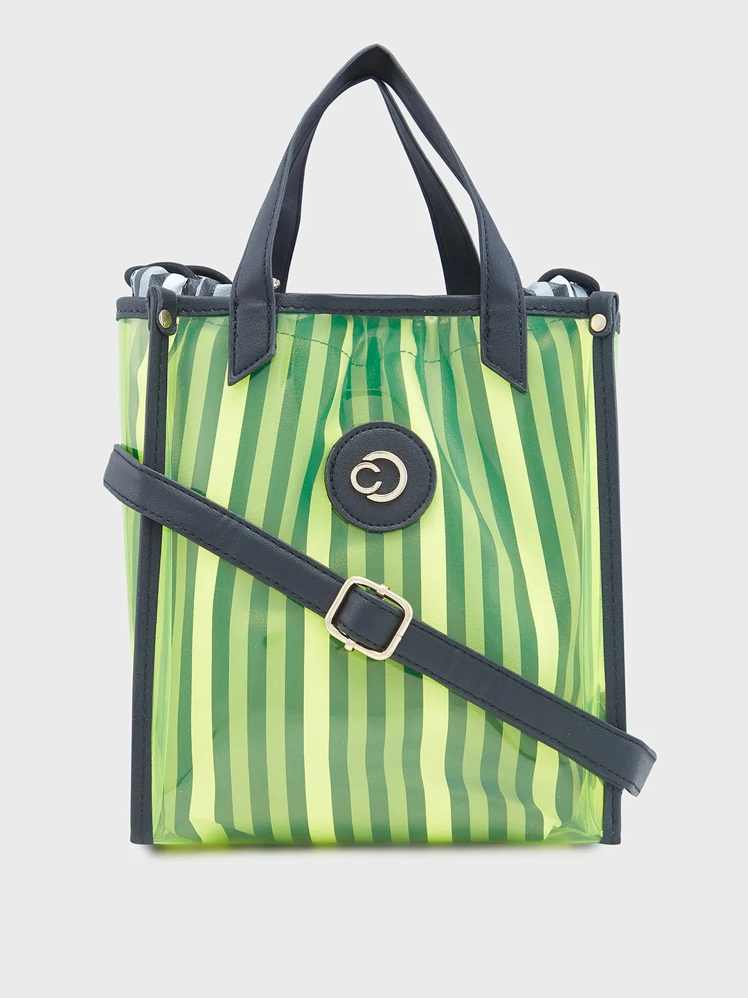 Caprese Josie Tote Small Electric Lime