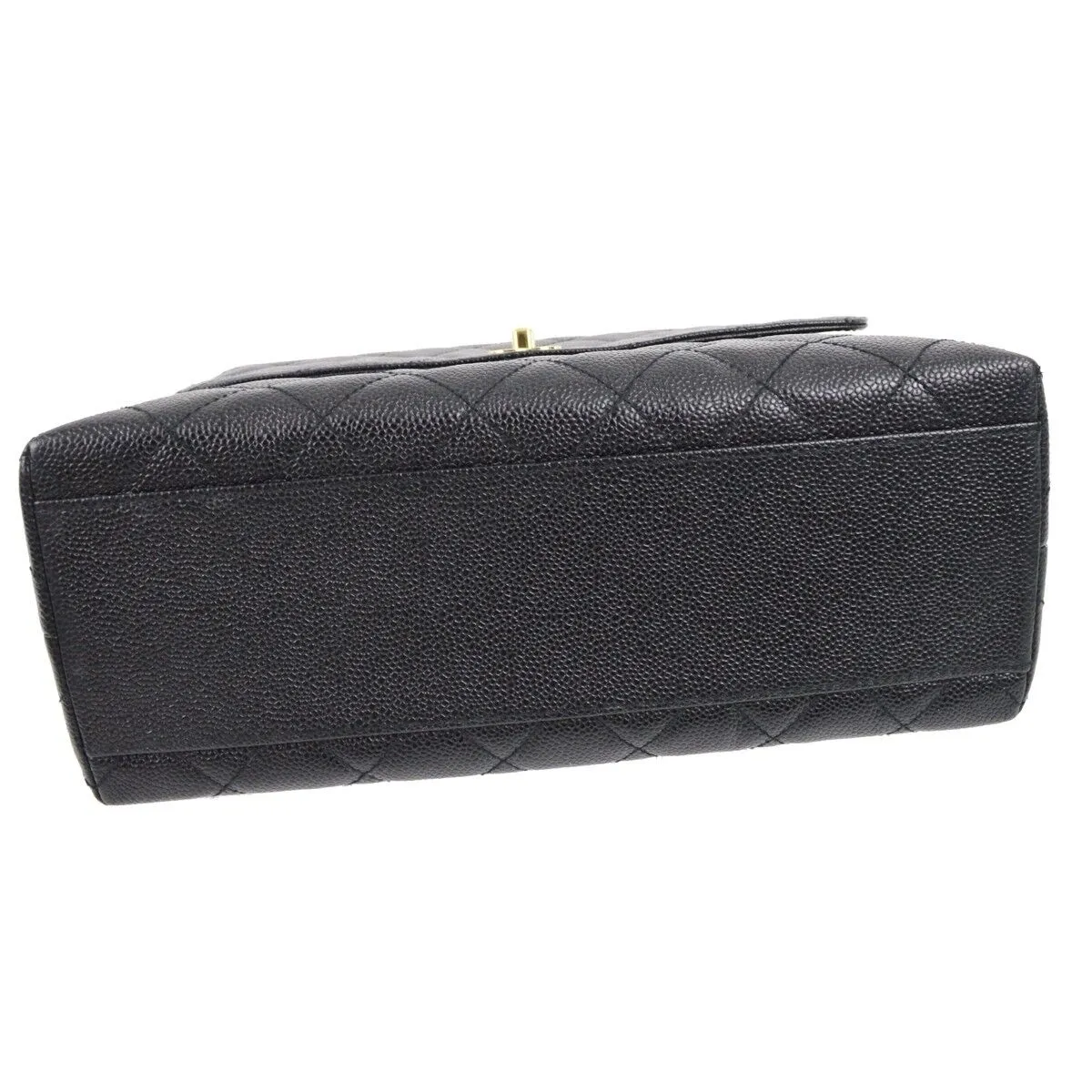 Chanel Black Caviar Skin Top Handle