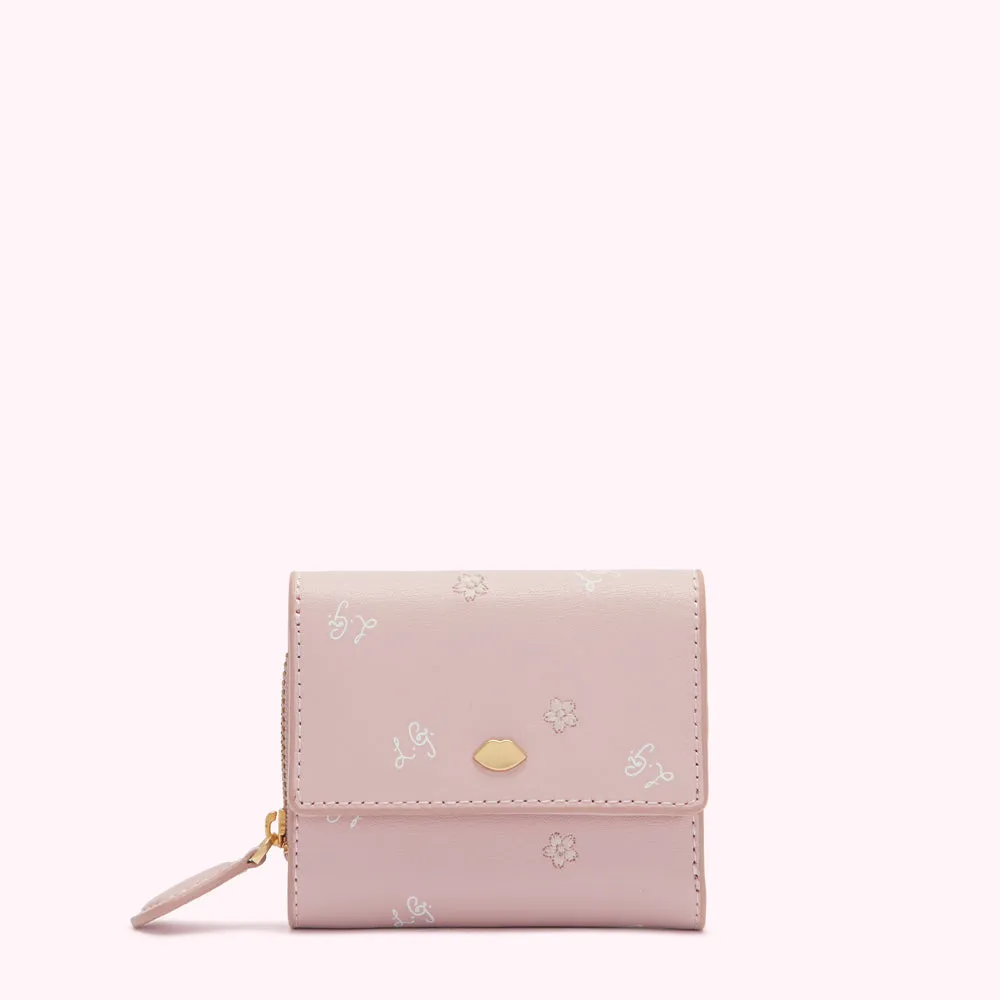 CHERRY BLOSSOM LEATHER JODIE WALLET