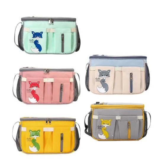 Diaper Bag   Stroller Organizer - Premium quality - Charging cable included - Blue