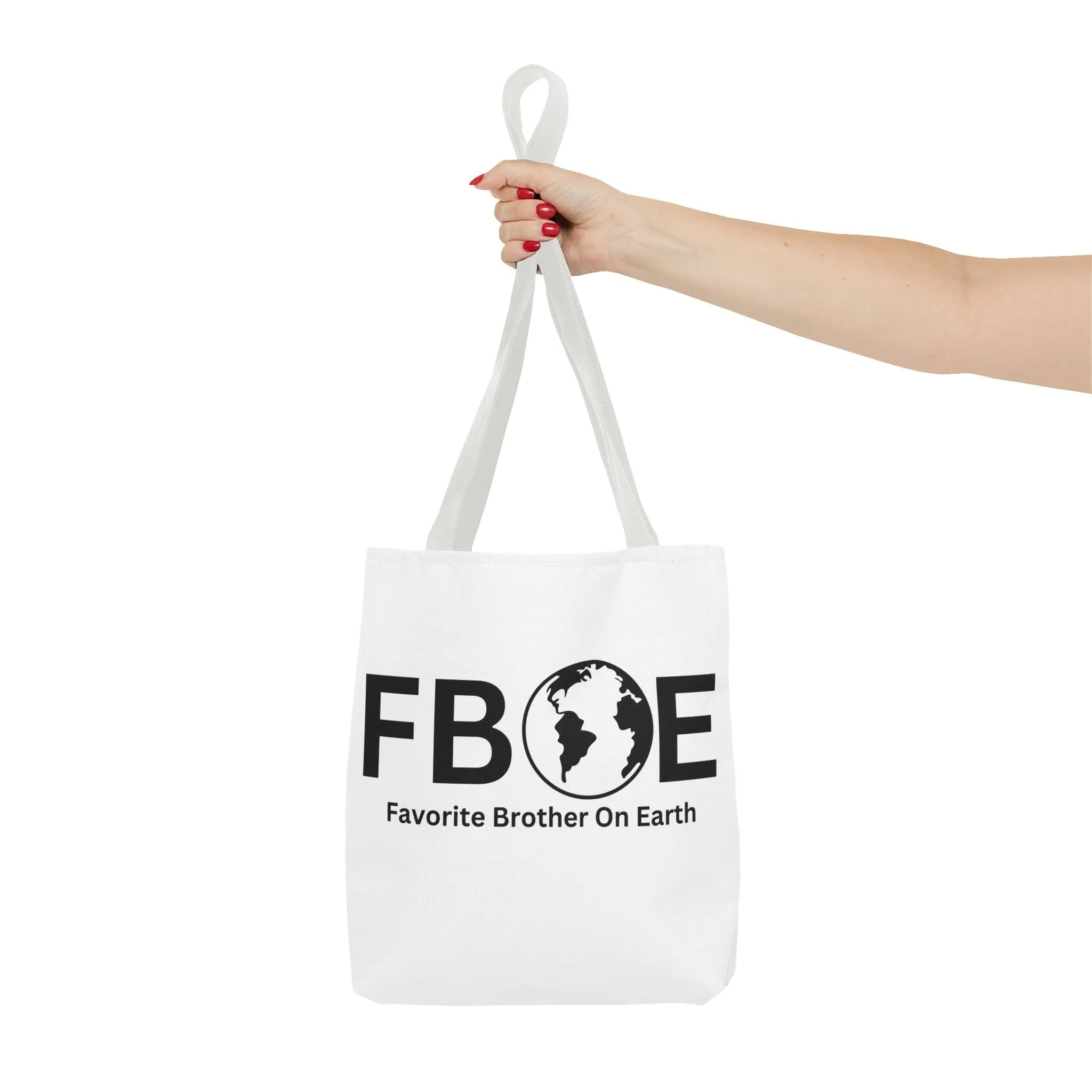 Favorite Brother On Earth (FBOE) Tote Bag - Custom Printed Stylish and Functional Tote