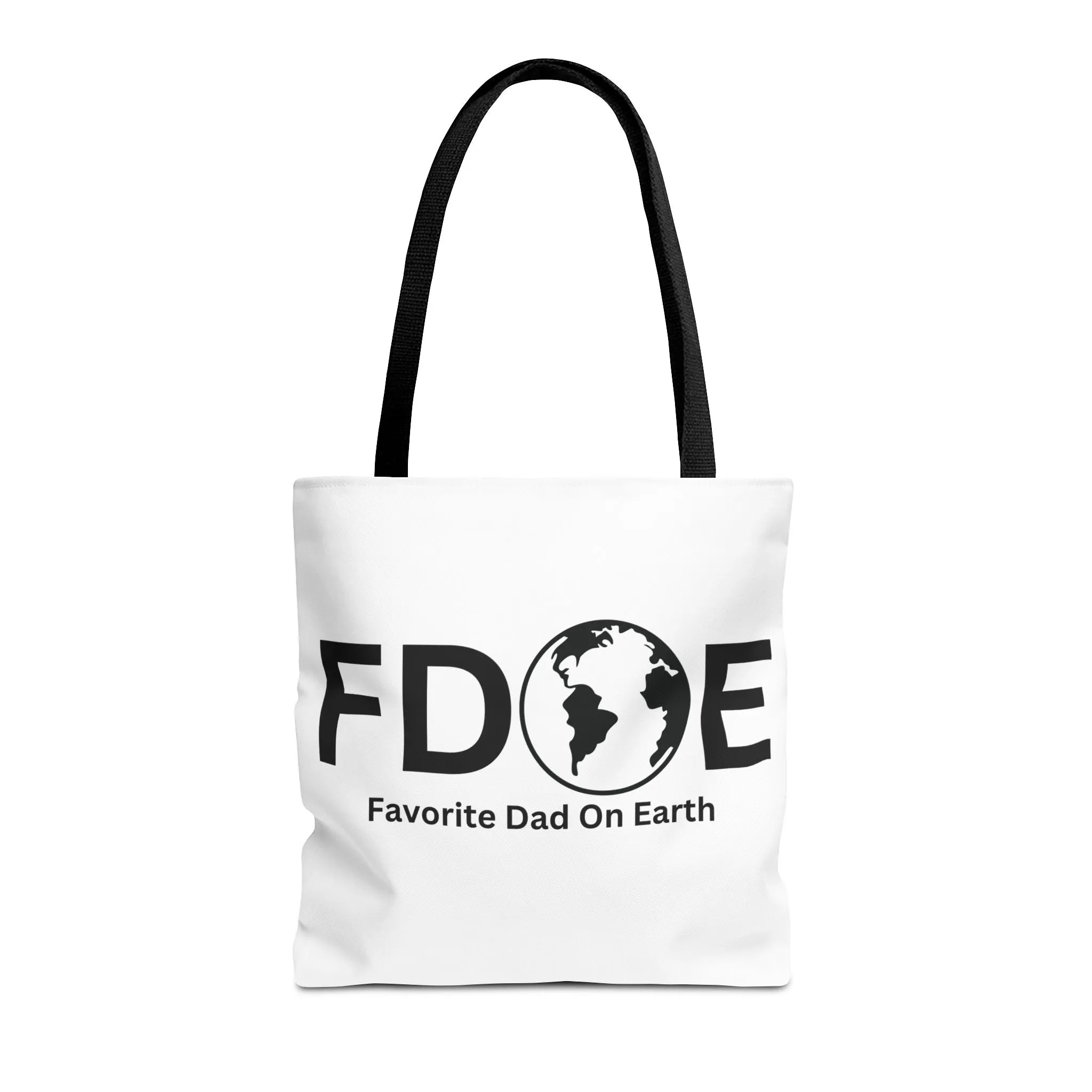Favorite Dad On Earth (FDOE) Tote Bag- Custom Printed Stylish and Functional Tote