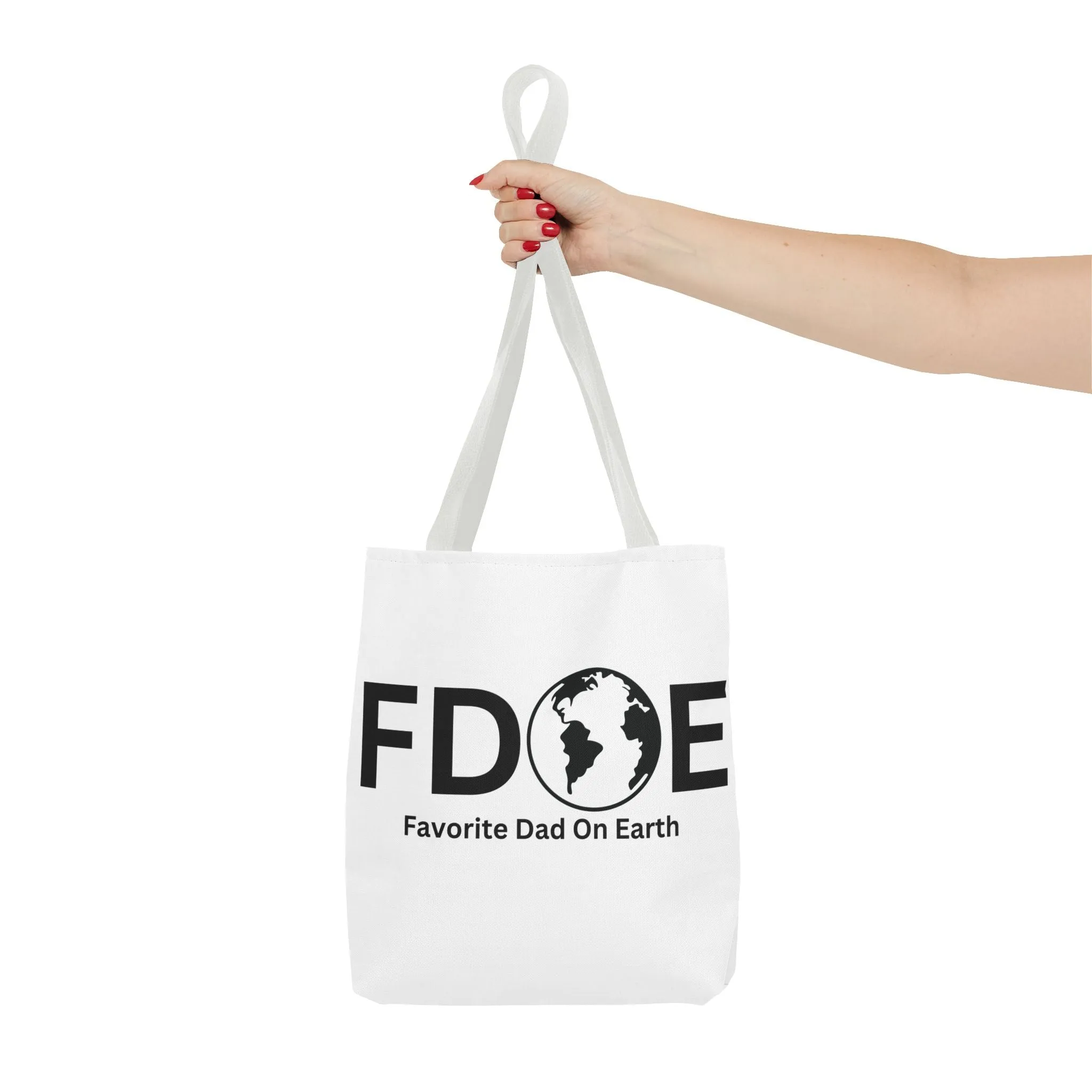 Favorite Dad On Earth (FDOE) Tote Bag- Custom Printed Stylish and Functional Tote