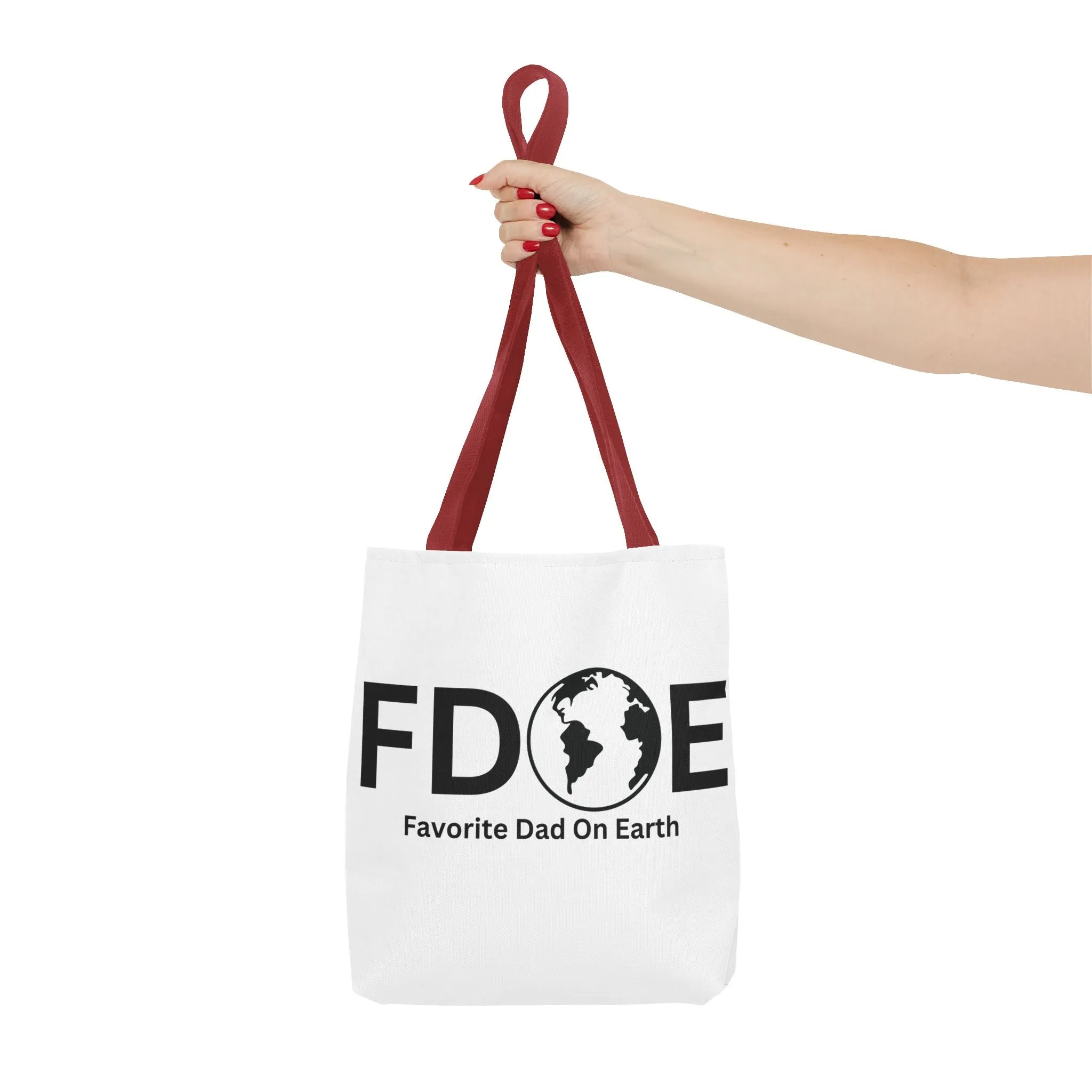 Favorite Dad On Earth (FDOE) Tote Bag- Custom Printed Stylish and Functional Tote