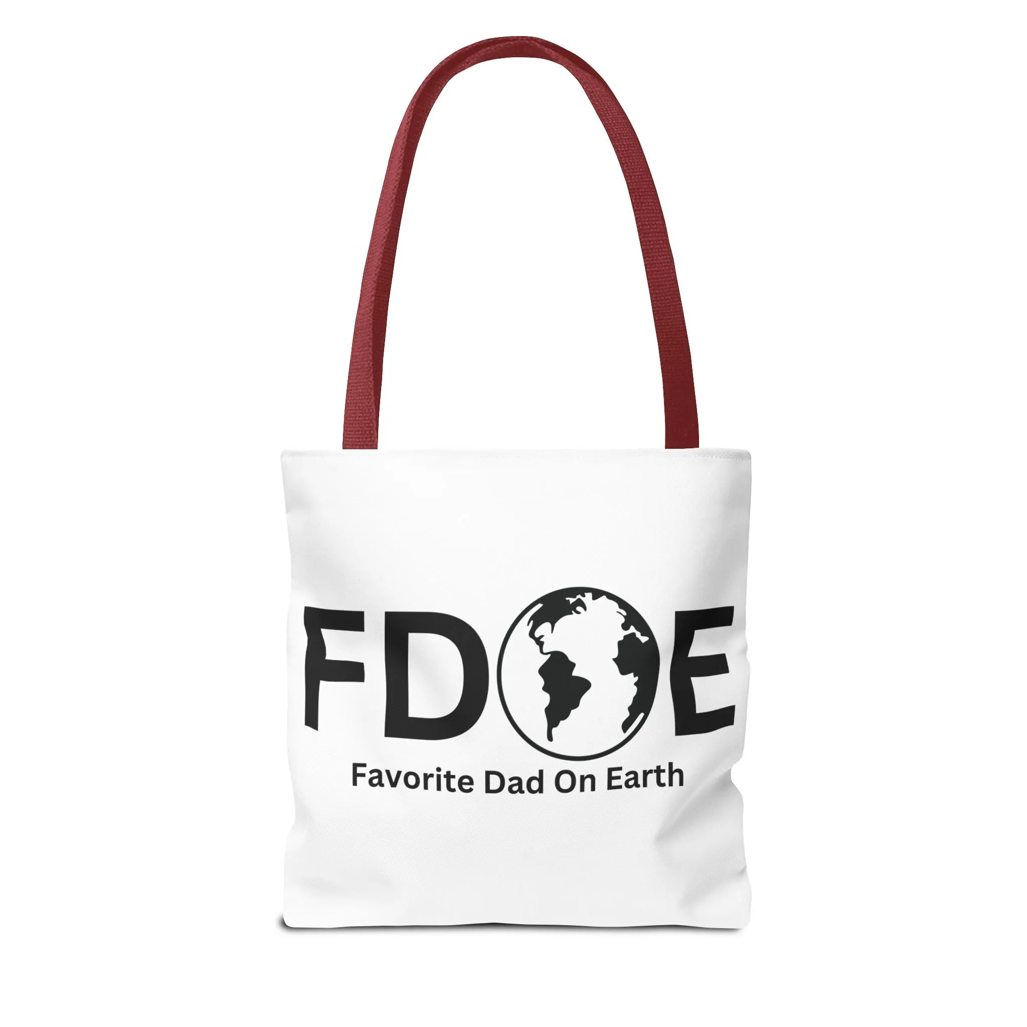 Favorite Dad On Earth (FDOE) Tote Bag- Custom Printed Stylish and Functional Tote