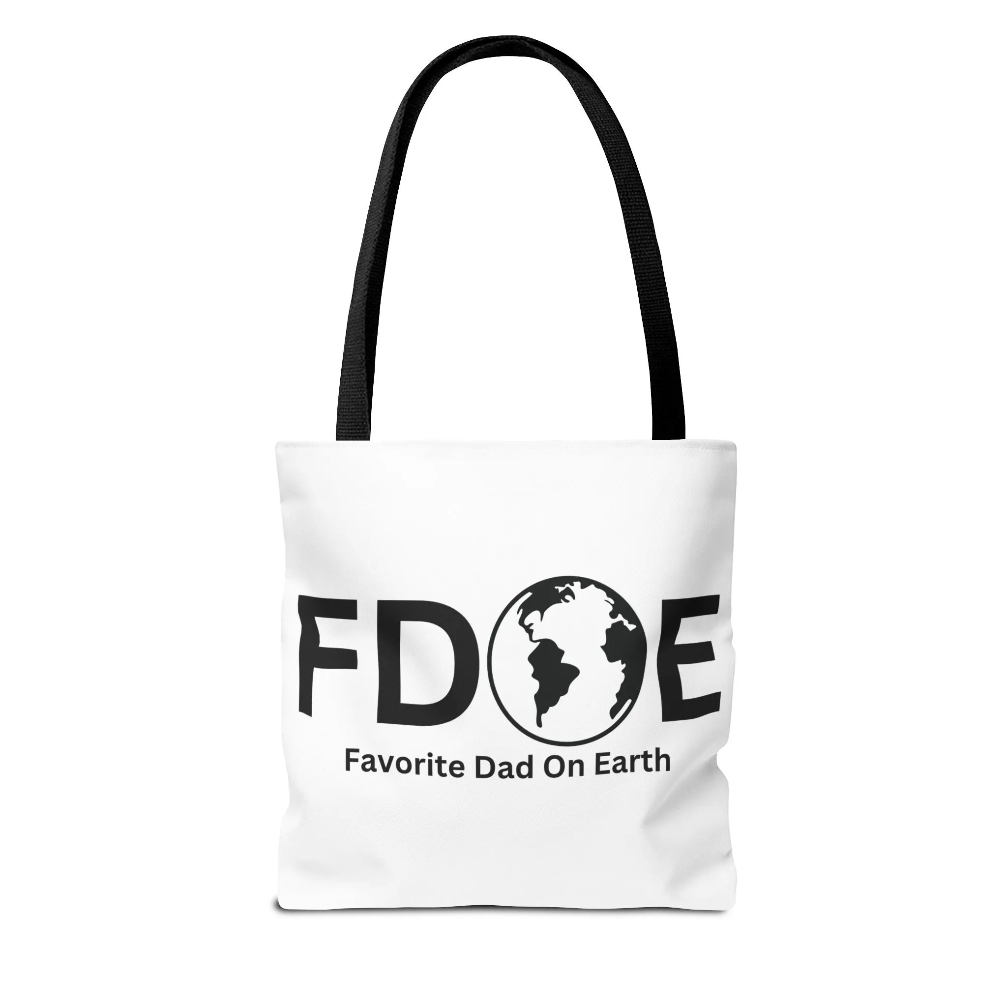 Favorite Dad On Earth (FDOE) Tote Bag- Custom Printed Stylish and Functional Tote