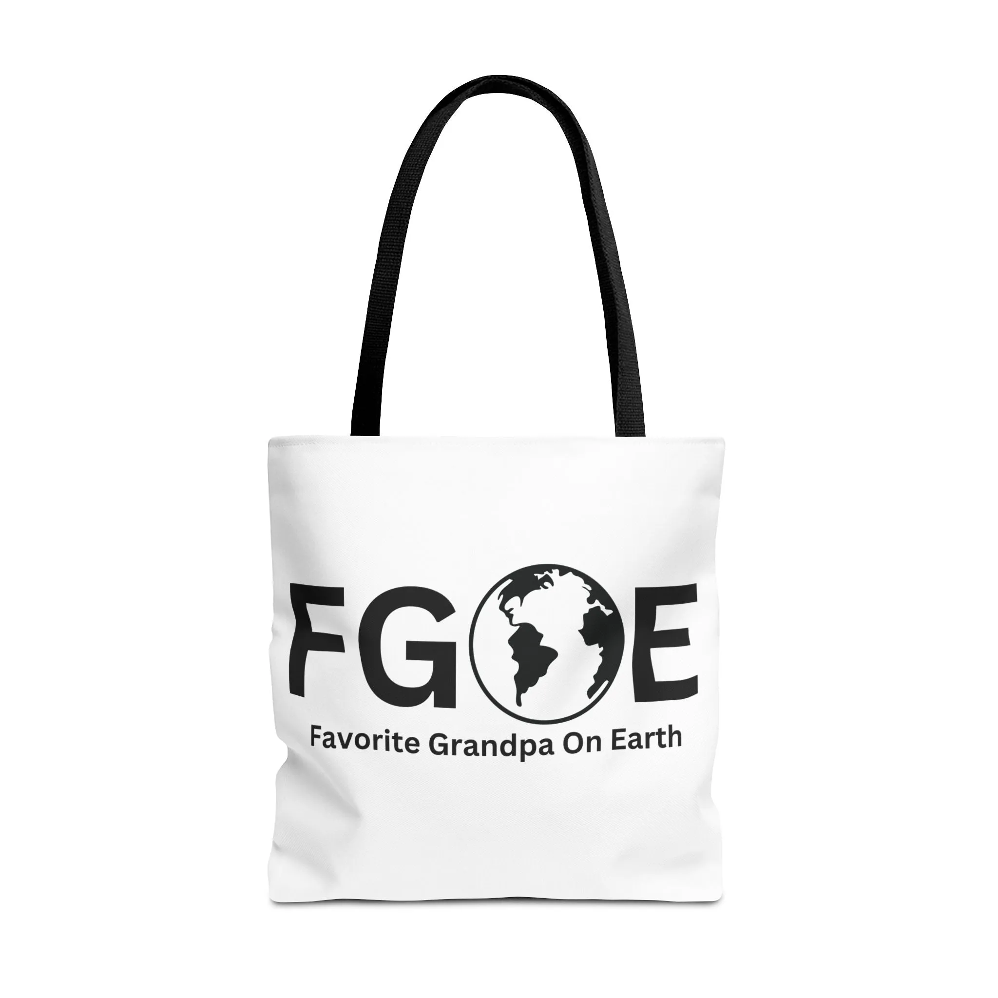 Favorite Grandpa On Earth (FGOE) Tote Bag - Custom Printed Stylish and Functional Tote