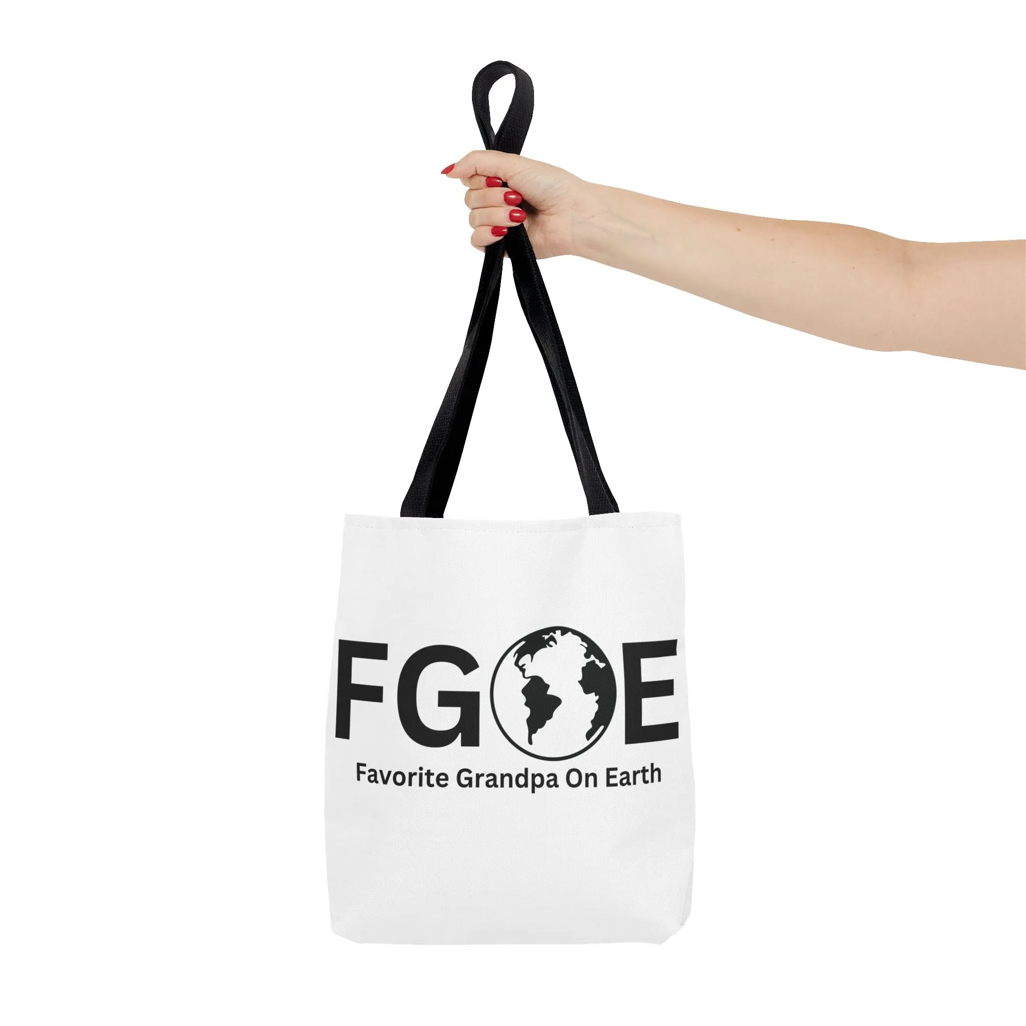 Favorite Grandpa On Earth (FGOE) Tote Bag - Custom Printed Stylish and Functional Tote