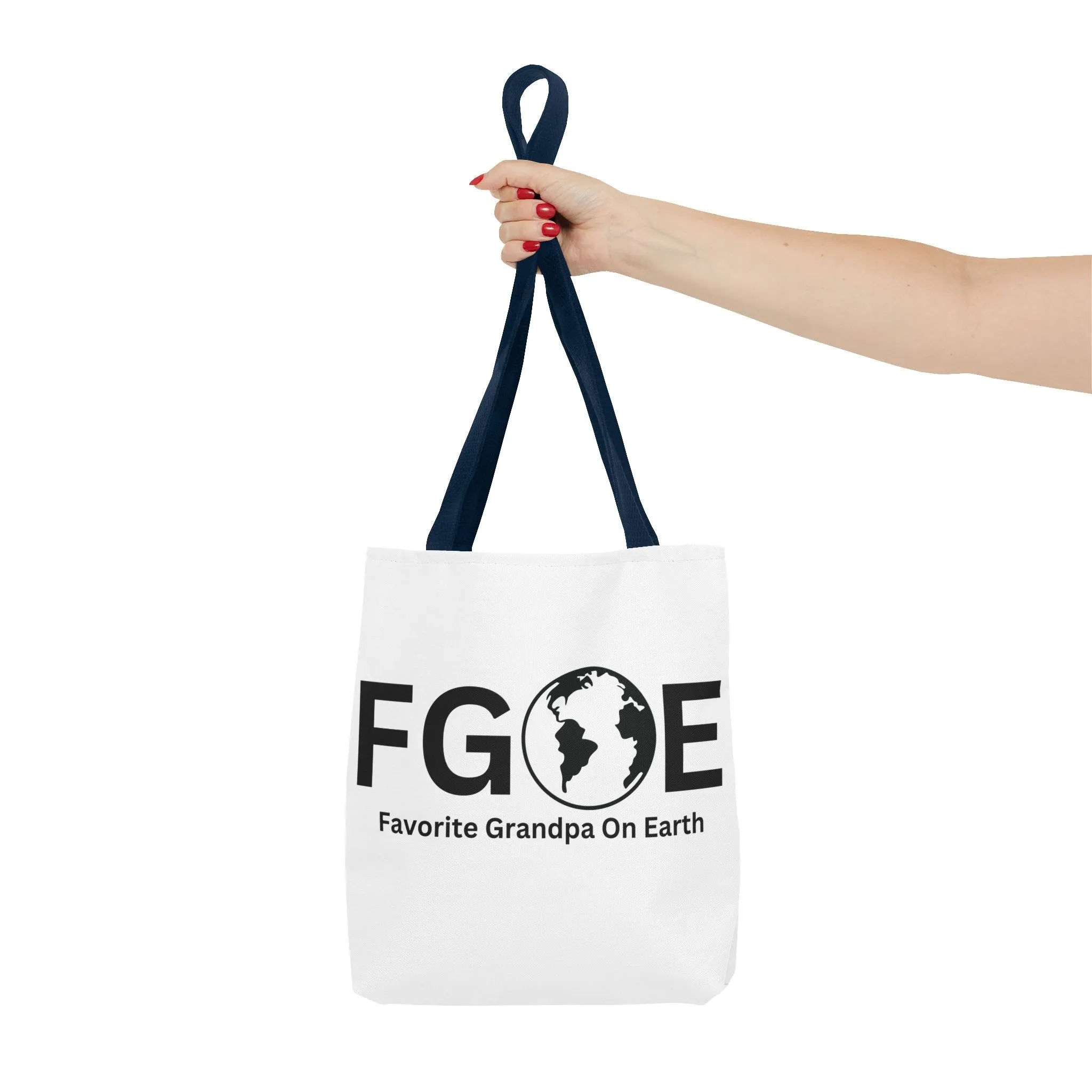 Favorite Grandpa On Earth (FGOE) Tote Bag - Custom Printed Stylish and Functional Tote