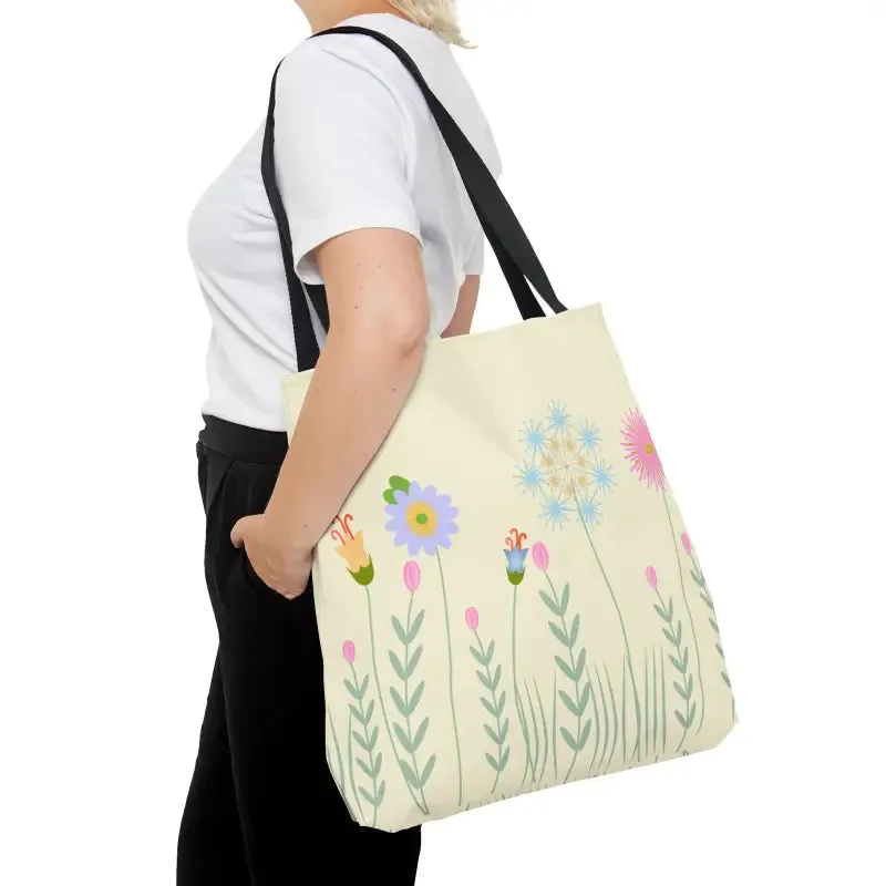 Floral Frenzy Aop Tote Bag that Turns Heads