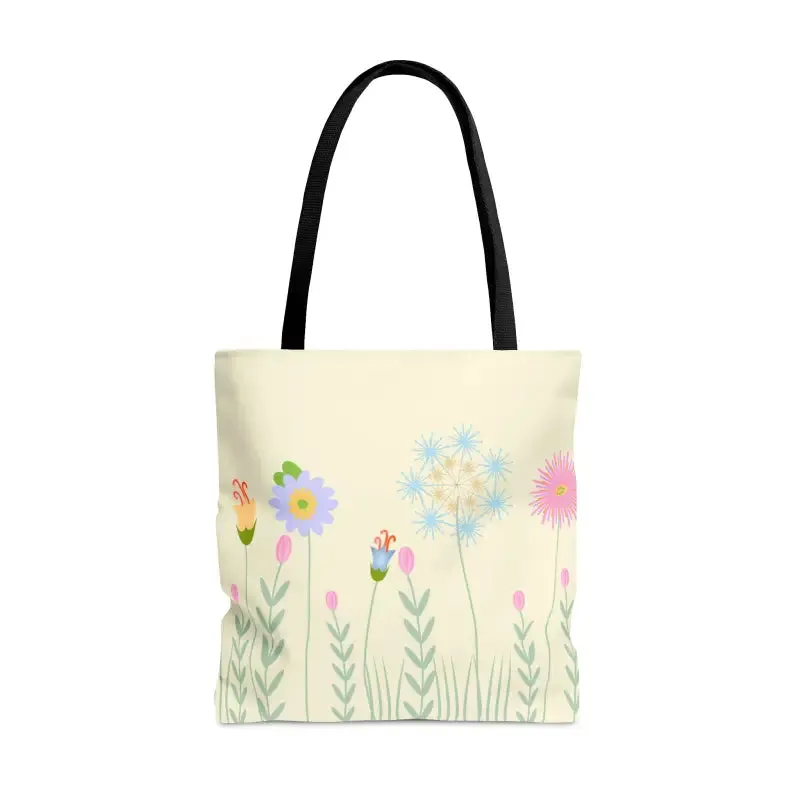 Floral Frenzy Aop Tote Bag that Turns Heads