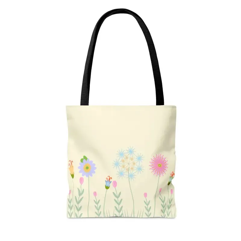 Floral Frenzy Aop Tote Bag that Turns Heads
