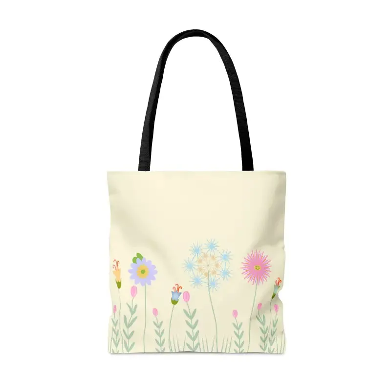 Floral Frenzy Aop Tote Bag that Turns Heads