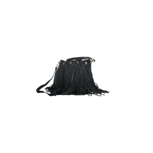 FRINGE BUCKET BAG