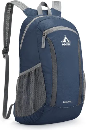 G4Free 16L Hiking Daypack, Lightweight Packable Small Backpack for Travel Camping Outdoor Men Women