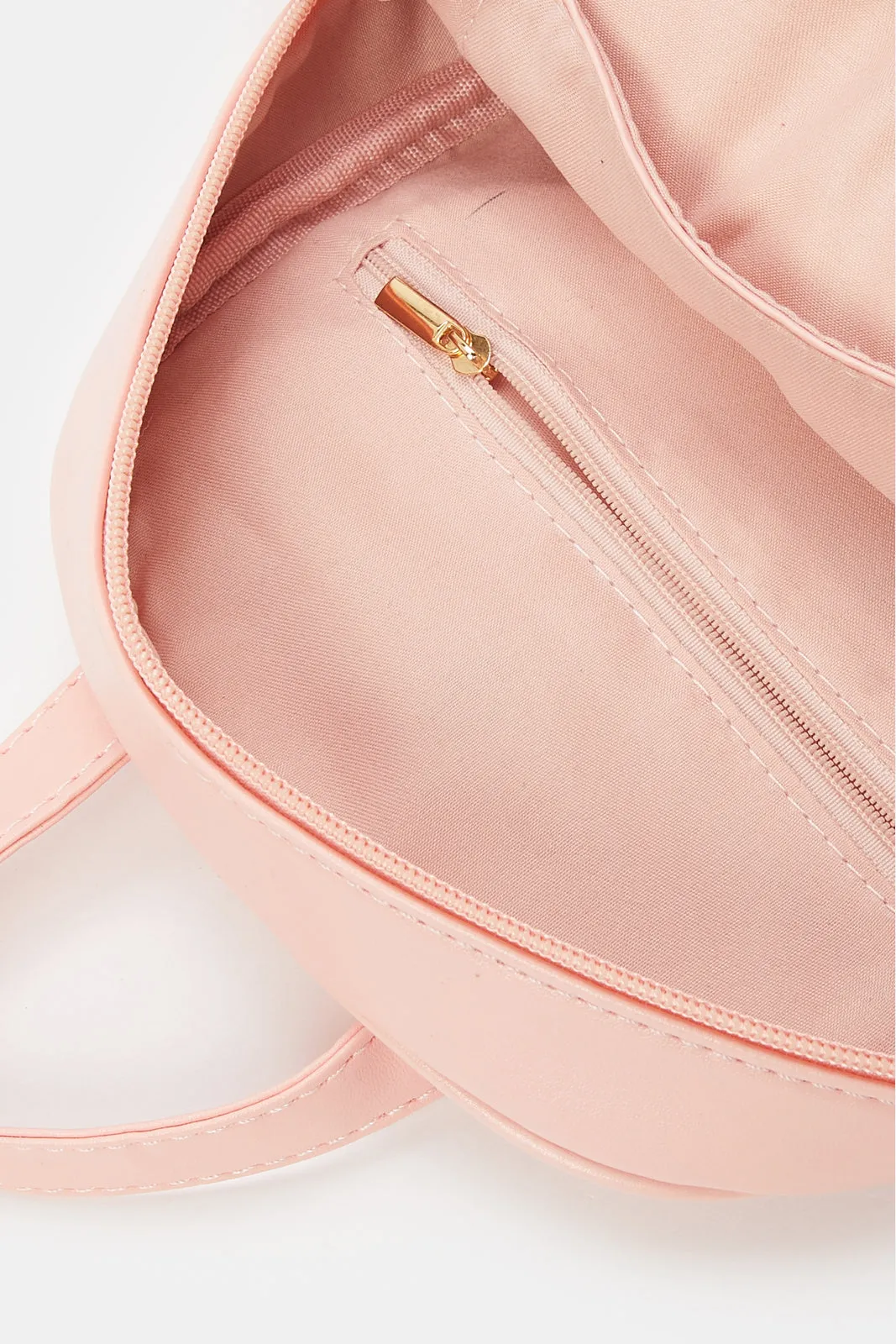 Girls Pink Quilted Backpack