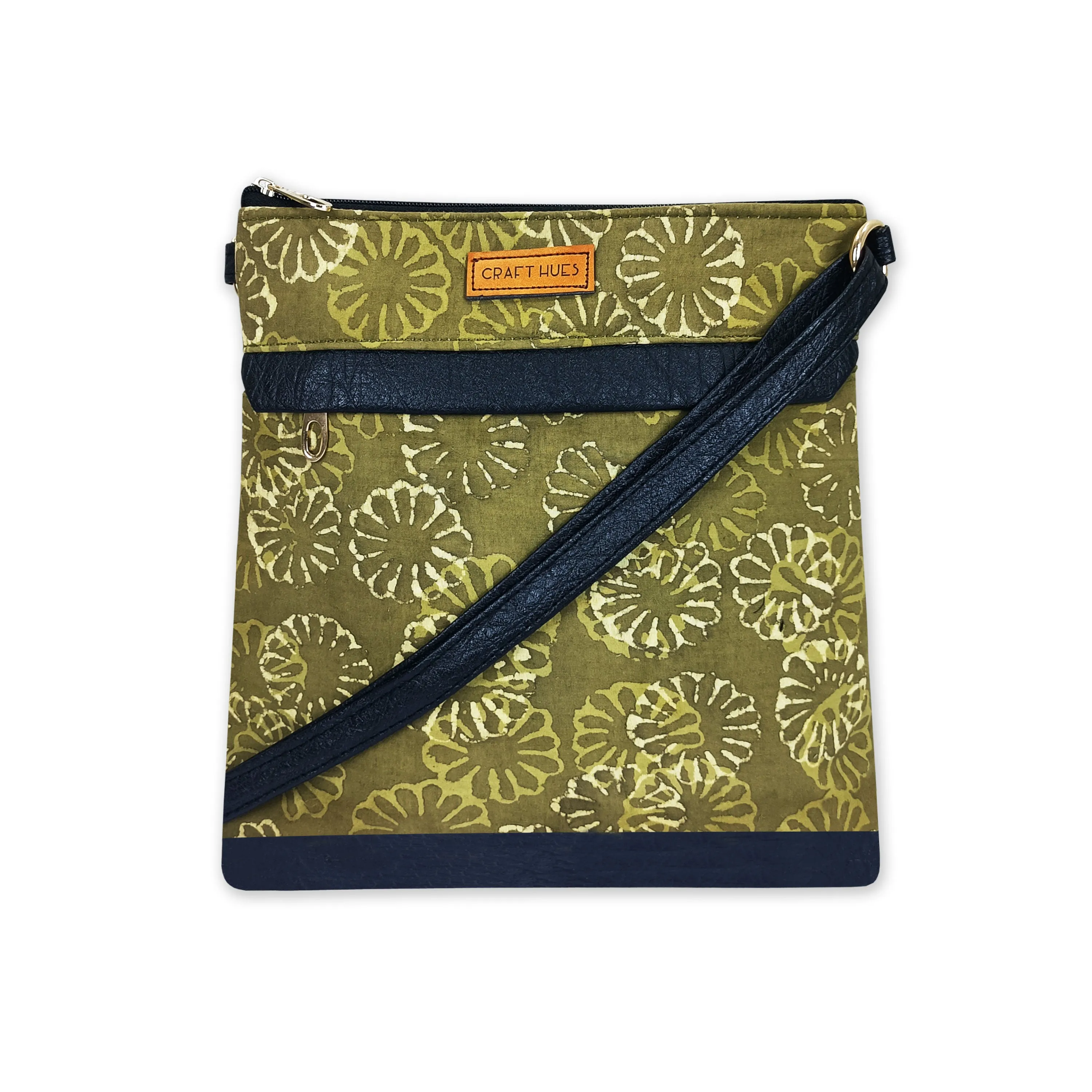 Green Garden Messenger Bag