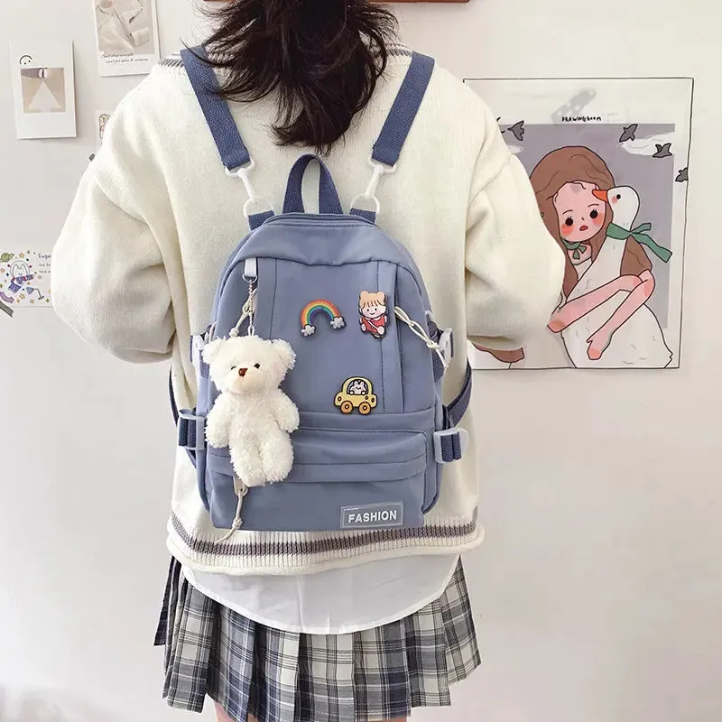 Harajuku Mori School Girl Backpack - Nylon School Bag