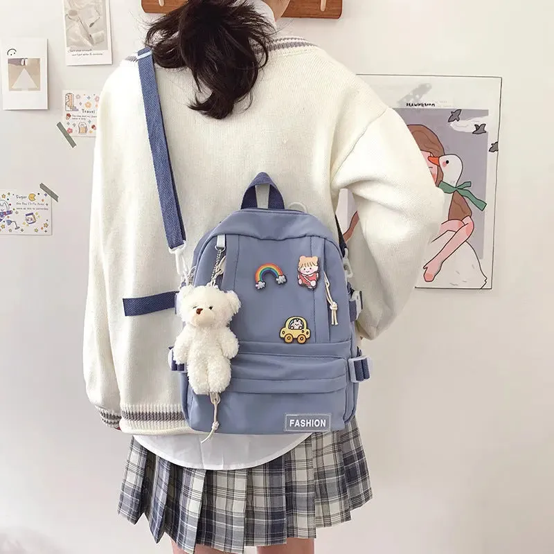 Harajuku Mori School Girl Backpack - Nylon School Bag