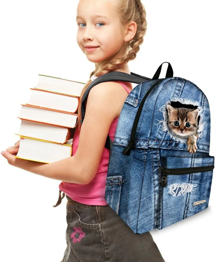 JeremySport Toddler Backpack Boys Girls, 15 Inch Kids Backpack for Preschool