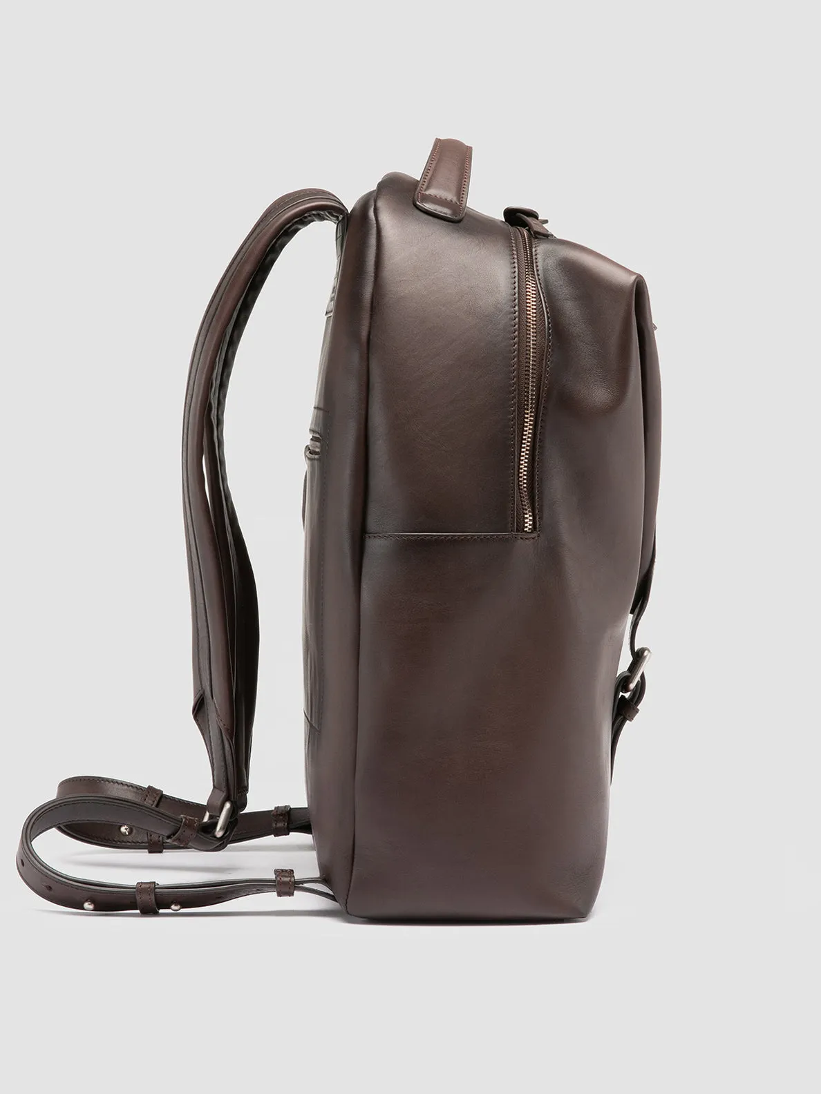 JULES 001 - Brown Leather Backpack