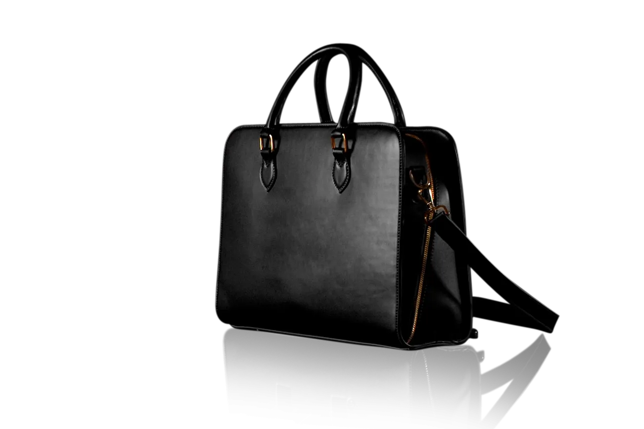 Laptop Bag For Women Luxurious Diamond Pattern Exterior