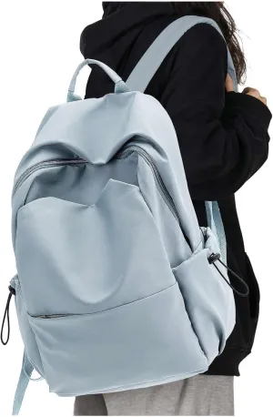 Large Blue Backpack for Men Women, Teenage Girls' Backpack Middle School Students Bookbag Outdoor Daypack, Mochilas para Nias Adolescentes Back to School Travel Gifts