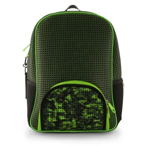 LIGHT   NINE HUNTER GREEN/NEON BACKPACK
