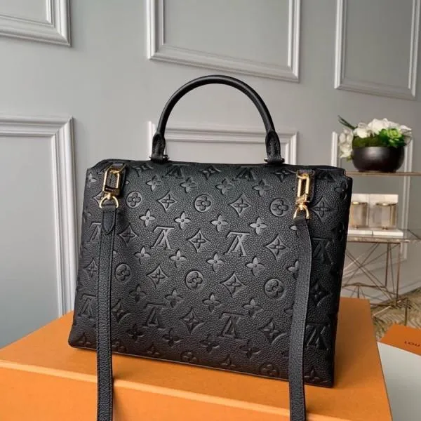 Marignan Messenger Bag In Empreinte Leather M44545 Black 2019 Collection