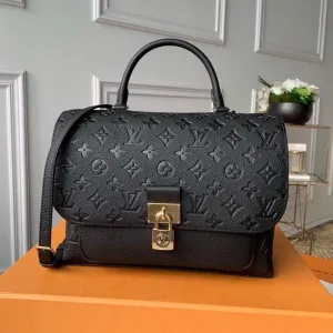 Marignan Messenger Bag In Empreinte Leather M44545 Black 2019 Collection