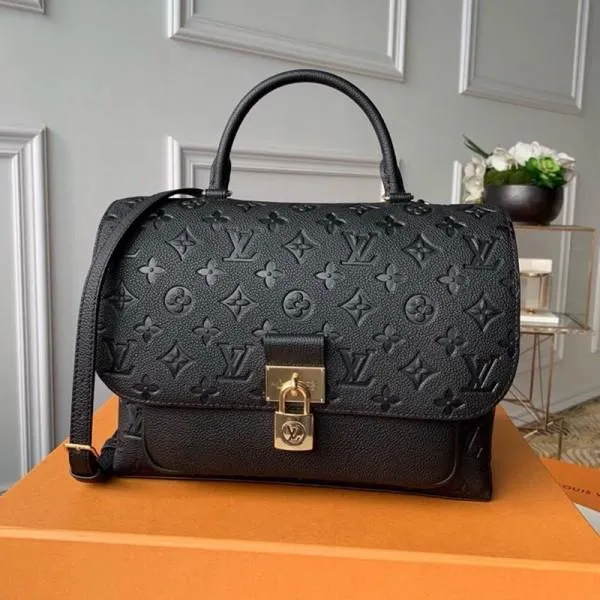 Marignan Messenger Bag In Empreinte Leather M44545 Black 2019 Collection