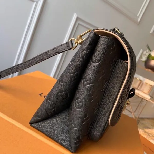 Marignan Messenger Bag In Empreinte Leather M44545 Black 2019 Collection
