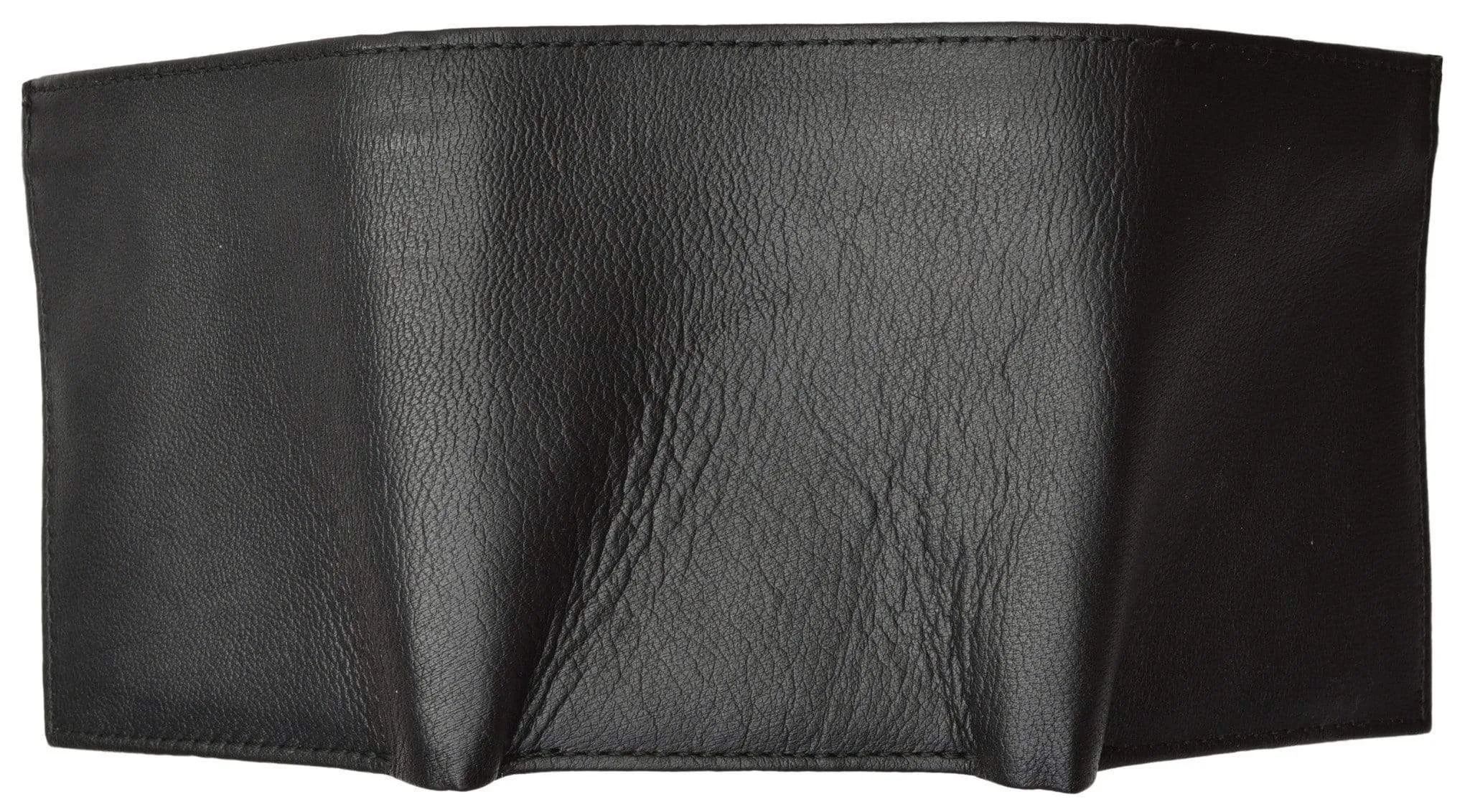 Men's Premium Leather Flip up ID Wallet P 2755 (C)