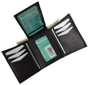 Men's Premium Leather Flip up ID Wallet P 2755 (C)