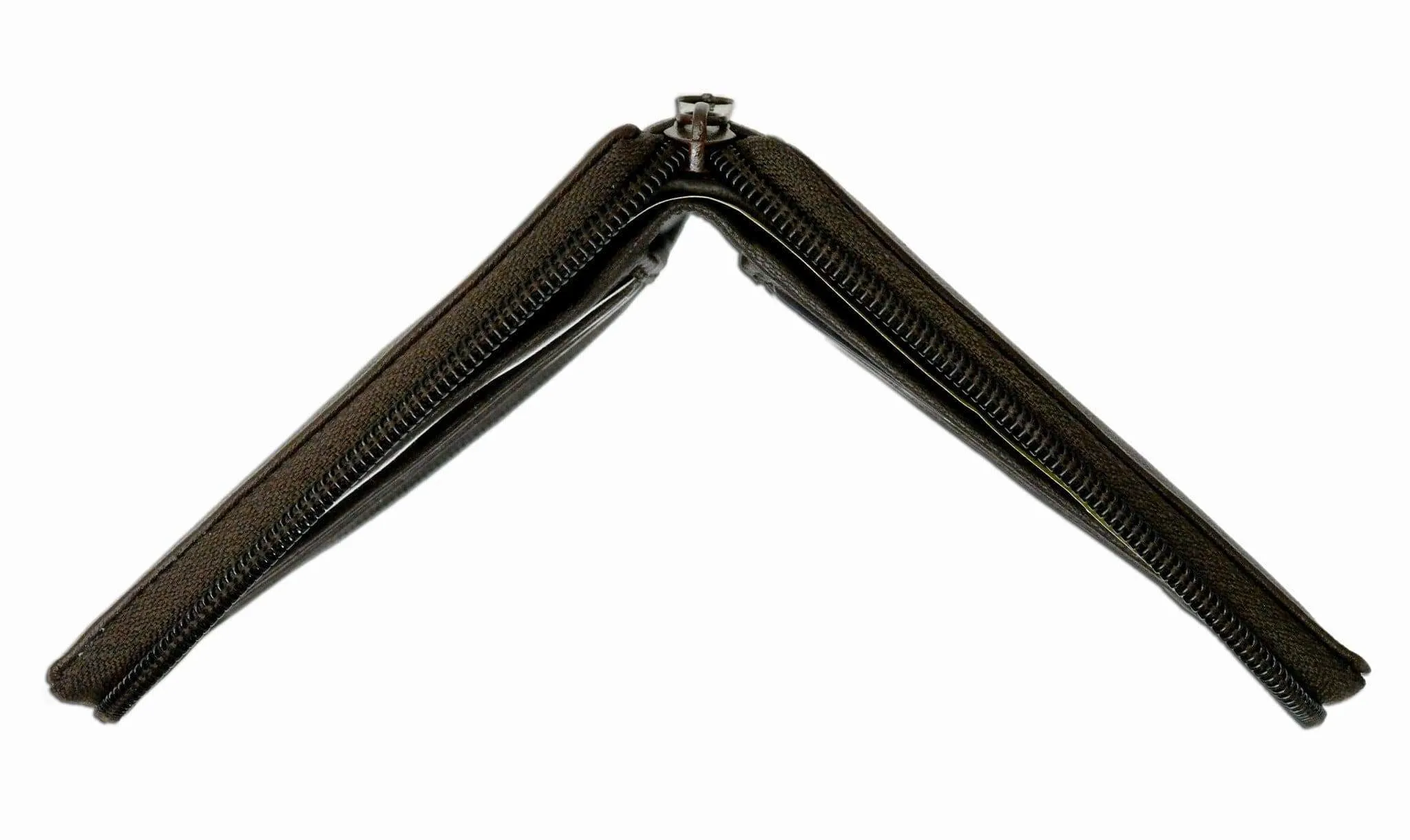 Mens Premium Soft Leather Bifold Zippered ID Wallet P 702 (C)